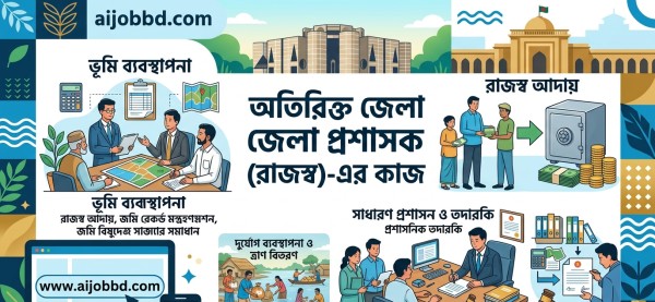 অতিরিক্ত জেলা প্রশাসক (রাজস্ব) এর কাজ : দায়িত্ব, ক্ষমতা ও প্রশাসনিক ভূমিকা