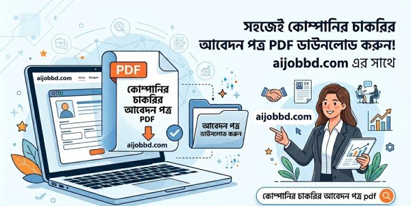 কোম্পানির চাকরির আবেদন পত্র pdf