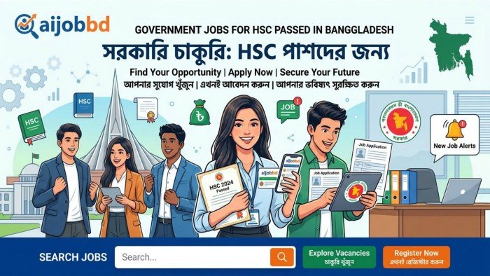 government jobs for hsc passed in bangladesh