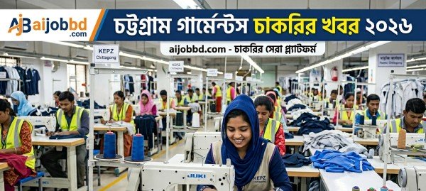 চট্টগ্রাম গার্মেন্টস চাকরির খবর ২০২৬