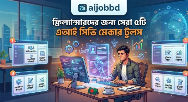 ফ্রিল্যান্সারদের জন্য সেরা ৫টি এআই সিভি মেকার টুলস: ২০২৬ সালের পূর্ণাঙ্গ গাইড