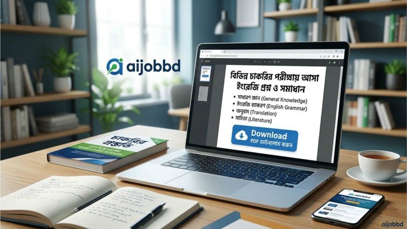 বিভিন্ন চাকরির পরীক্ষায় আসা ইংরেজি প্রশ্ন pdf