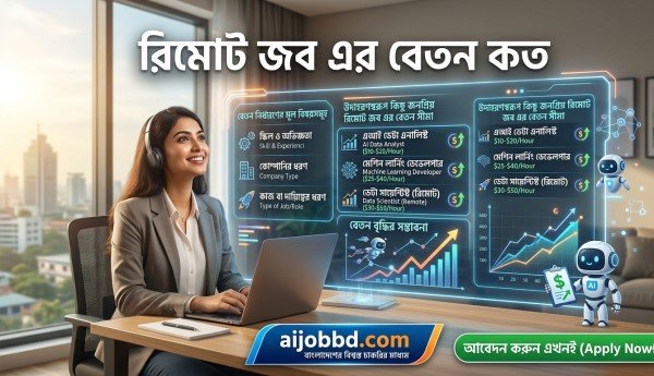 রিমোট জব এর বেতন কত ? সম্পূর্ণ বেতন গাইড ২০২৬