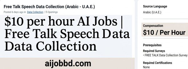 $10 Per Hour AI Jobs