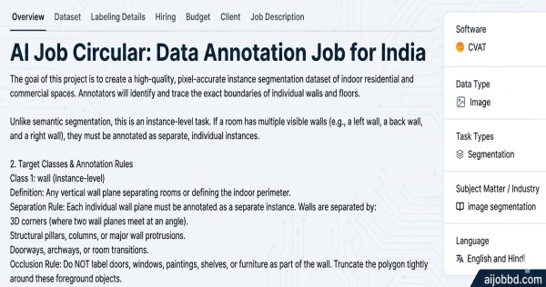 AI Job Circular Data Annotation Job for India 2026 – ঘরে বসে আয় করুন