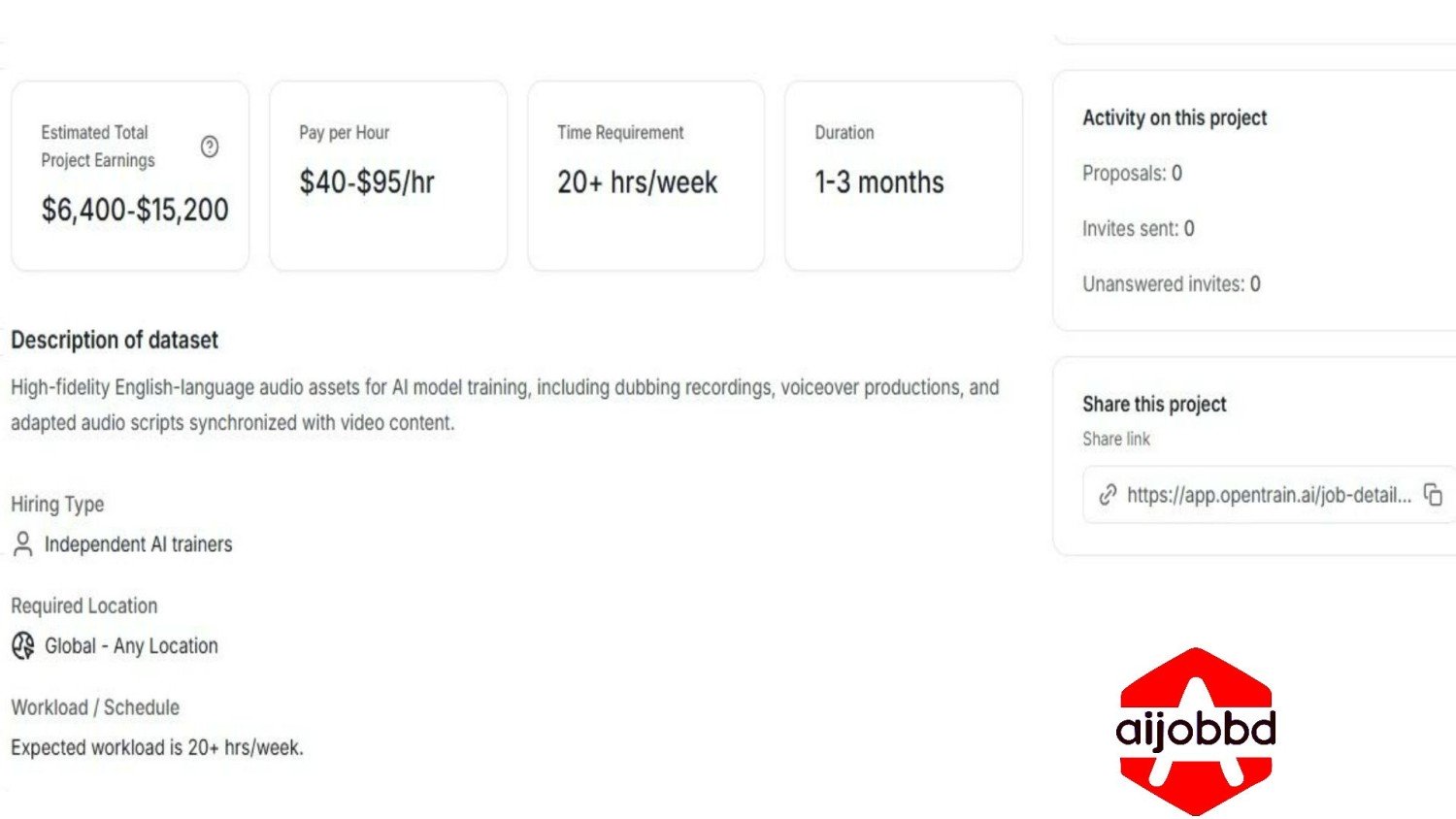 Native English Speaker AI Job in Bangladesh