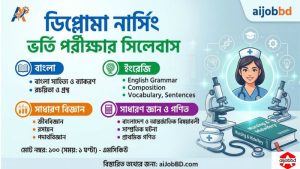 ডিপ্লোমা নার্সিং ভর্তি পরীক্ষার সিলেবাস