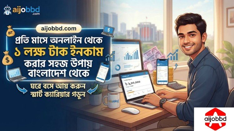 প্রতি মাসে অনলাইন থেকে ১ লক্ষ টাকা ইনকাম করার সহজ উপায় বাংলাদেশ থেকে