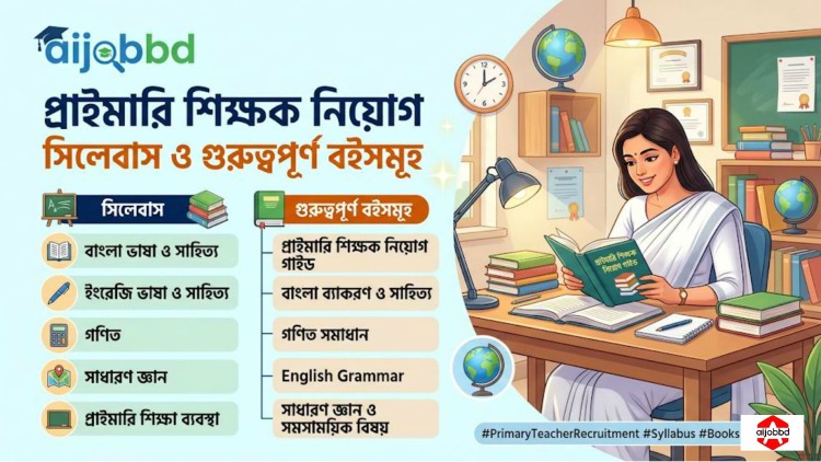 প্রাইমারি শিক্ষক নিয়োগ সিলেবাস ও গুরুত্বপূর্ণ বইসমূহ