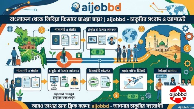 বাংলাদেশ থেকে লিবিয়া কিভাবে যাওয়া যায়