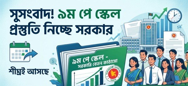 ৯ম পে স্কেল ঘোষণার প্রস্তুতি নিচ্ছে সরকার
