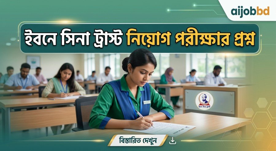 ইবনে সিনা ট্রাস্ট নিয়োগ পরীক্ষার প্রশ্ন: প্রস্তুতির সম্পূর্ণ গাইড