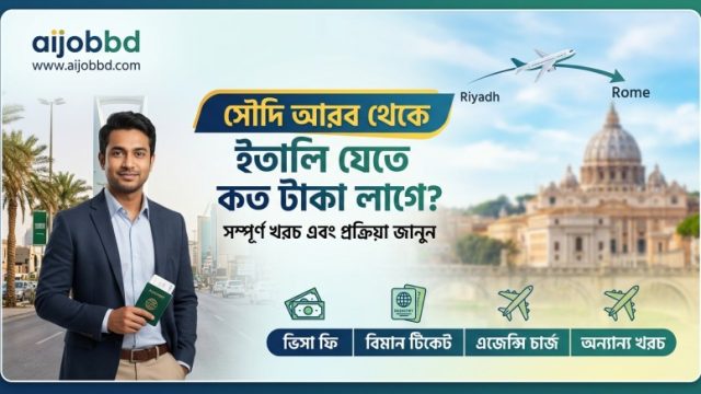 সৌদি আরব থেকে ইতালি যেতে কত টাকা লাগে: সম্পূর্ণ খরচের হিসাব