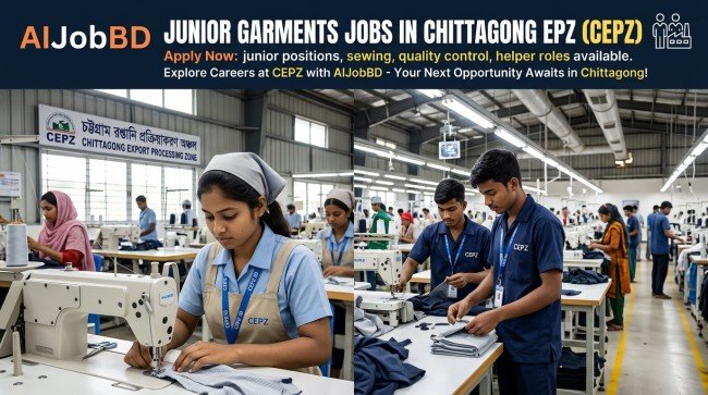junior garments jobs in chittagong epz 