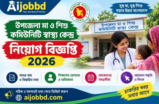 উপজেলা মা ও শিশু কল্যাণ কেন্দ্র নিয়োগ বিজ্ঞপ্তি ২০২৬: সম্পূর্ণ গাইড