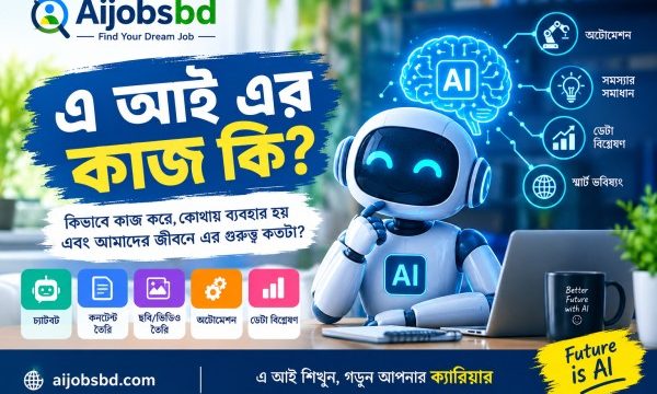 এ আই এর কাজ কি: কৃত্রিম বুদ্ধিমত্তা কীভাবে আমাদের জীবন বদলে দিচ্ছে