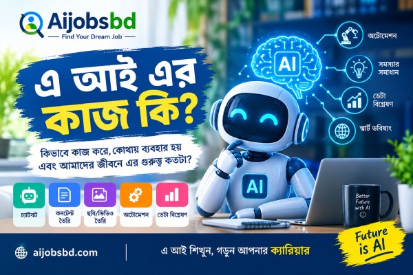এ আই এর কাজ কি: কৃত্রিম বুদ্ধিমত্তা কীভাবে আমাদের জীবন বদলে দিচ্ছে