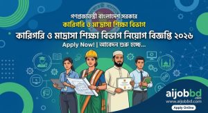 কারিগরি ও মাদ্রাসা শিক্ষা বিভাগ নিয়োগ বিজ্ঞপ্তি ২০২৬