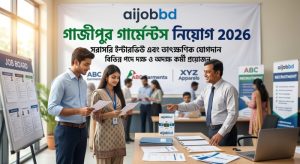গাজীপুর গার্মেন্টস নিয়োগ 2026 