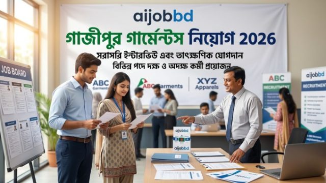 গাজীপুর গার্মেন্টস নিয়োগ ২০২৬: শুরুতেই একটি সত্য কথা