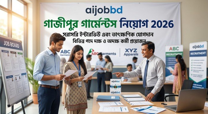 গাজীপুর গার্মেন্টস নিয়োগ ২০২৬: শুরুতেই একটি সত্য কথা