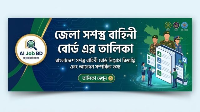 জেলা সশস্ত্র বাহিনী বোর্ডের তালিকা ও সেবা: সম্পূর্ণ গাইড