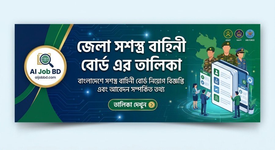 জেলা সশস্ত্র বাহিনী বোর্ডের তালিকা ও সেবা: সম্পূর্ণ গাইড