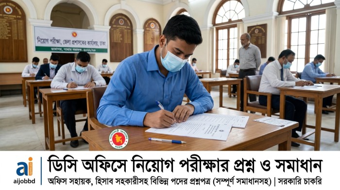 ডিসি অফিসে নিয়োগ পরীক্ষার প্রশ্ন: সকল পদের জন্য সম্পূর্ণ প্রস্তুতি গাইড