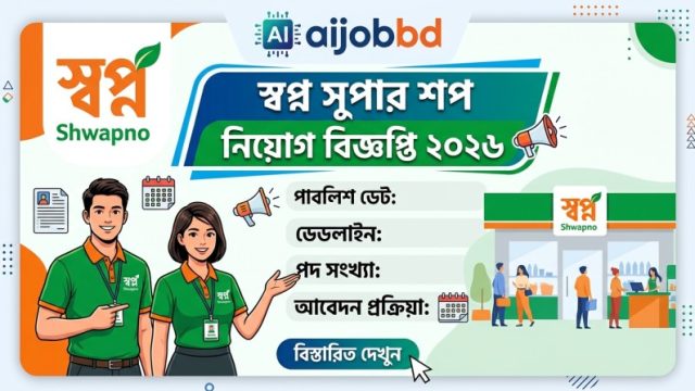 স্বপ্ন সুপার শপ নিয়োগ বিজ্ঞপ্তি 2026: আপনি কোন চাকরিটি খুঁজছেন?